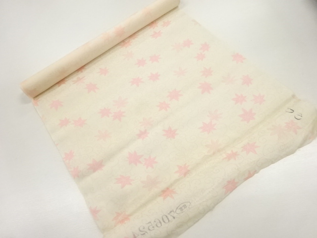 JAPANESE KIMONO / ANTIQUE CLOTH FOR SHOULDER LINING / SILK / MAPLE